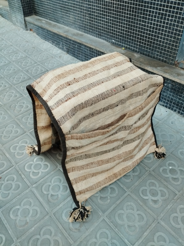 alforja lana algodon tejido 3u